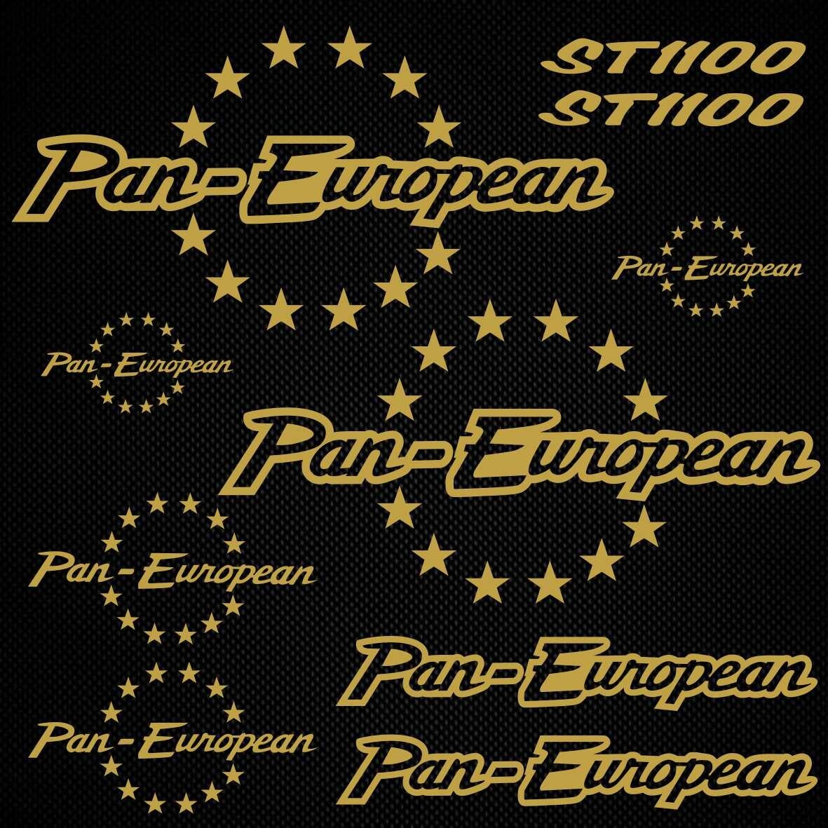 Pan European decals ST 1100 stickers for Honda motorcycle replica vinyl ORACAL