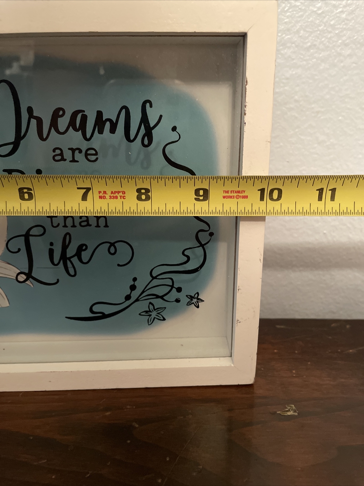 Disney The Little mermaid “my dreams are bigger than life” wall decor plaque