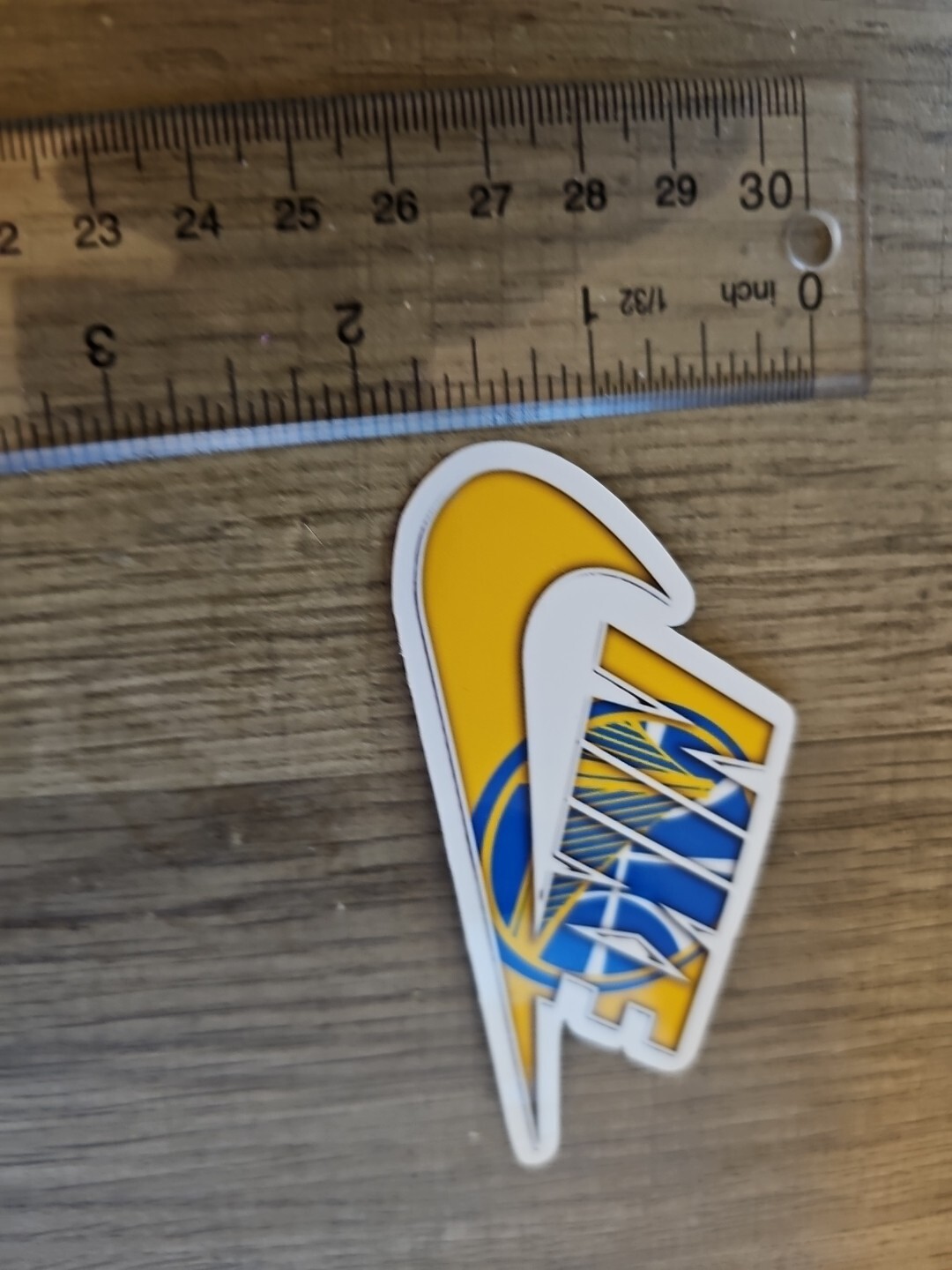 Golden State Warriors Nike Vinyl Sticker