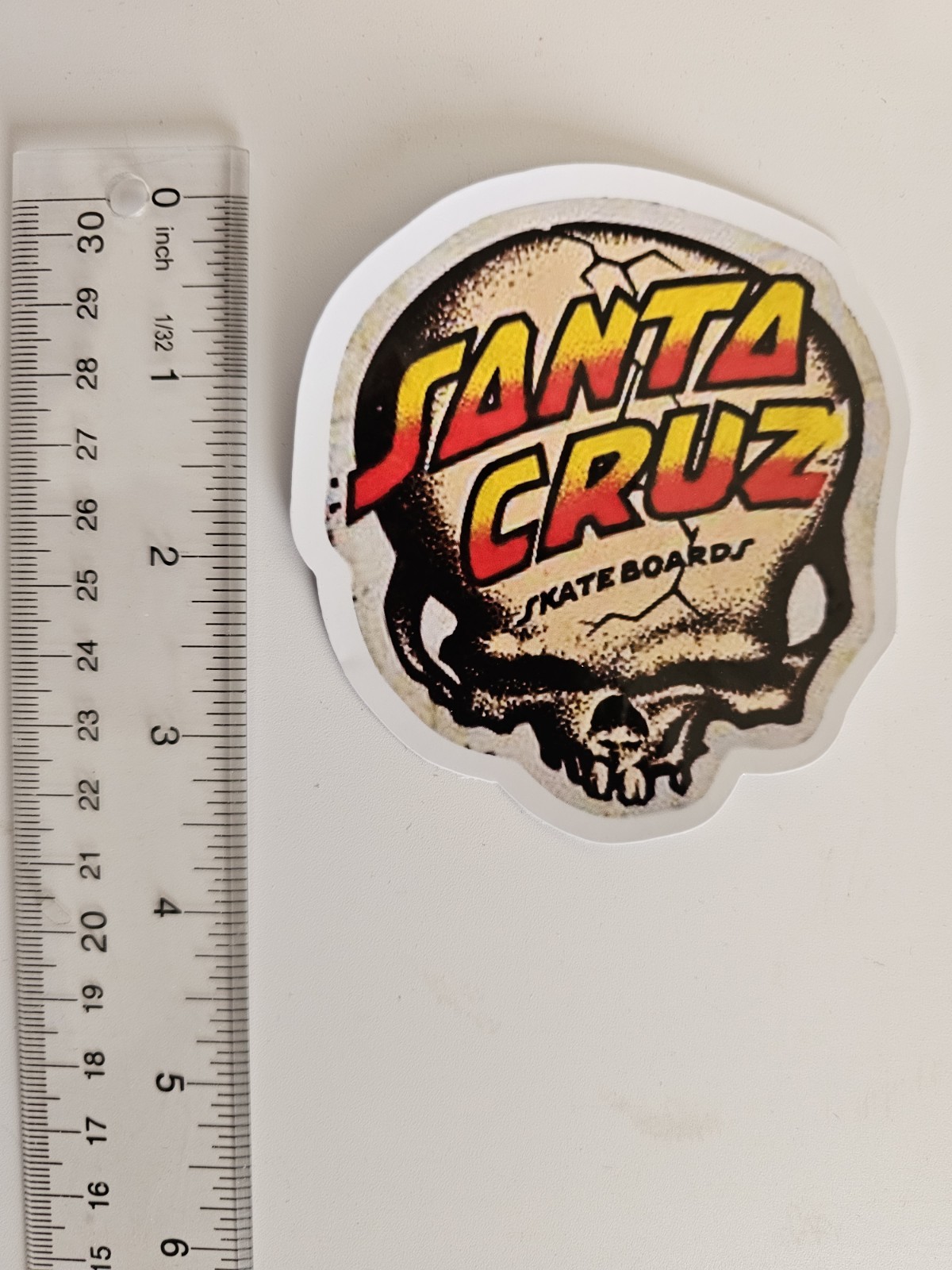 Skull Santa Cruz Sticker