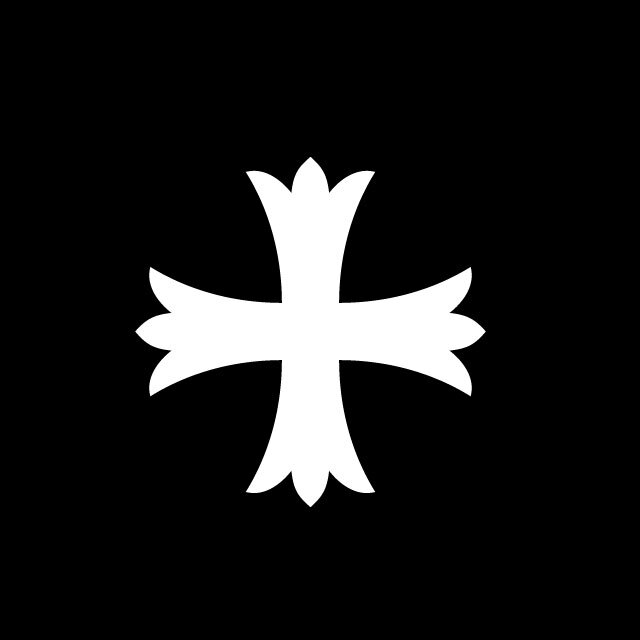 PATONCE CROSS Solid Outline Vinyl Decal Sticker – FREE USA SHIPPING