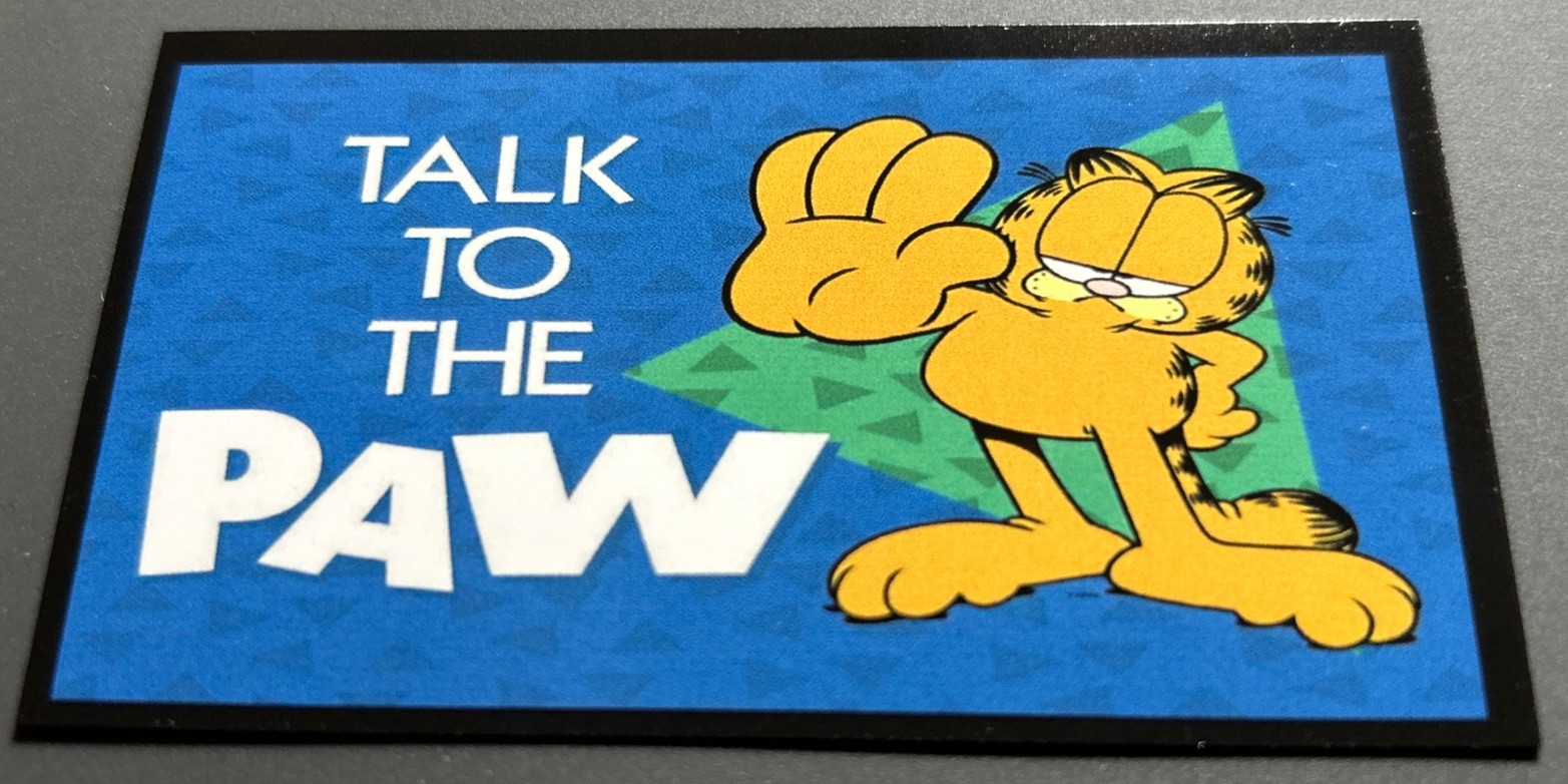Fridge Magnet: GARFIELD – Talk To The Paw