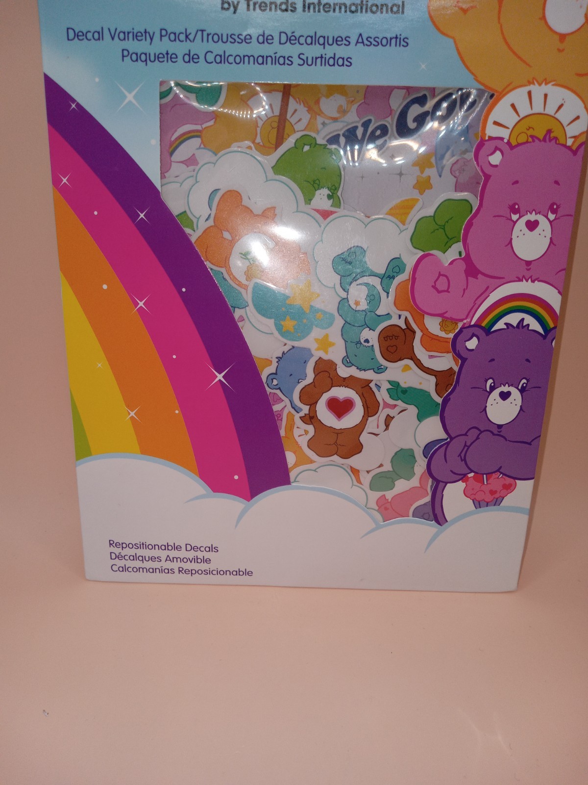 CARE BEARS Decal Lot 🌞 Cheer Bear & Assorted 101 Pieces Total Roomscapes NEW