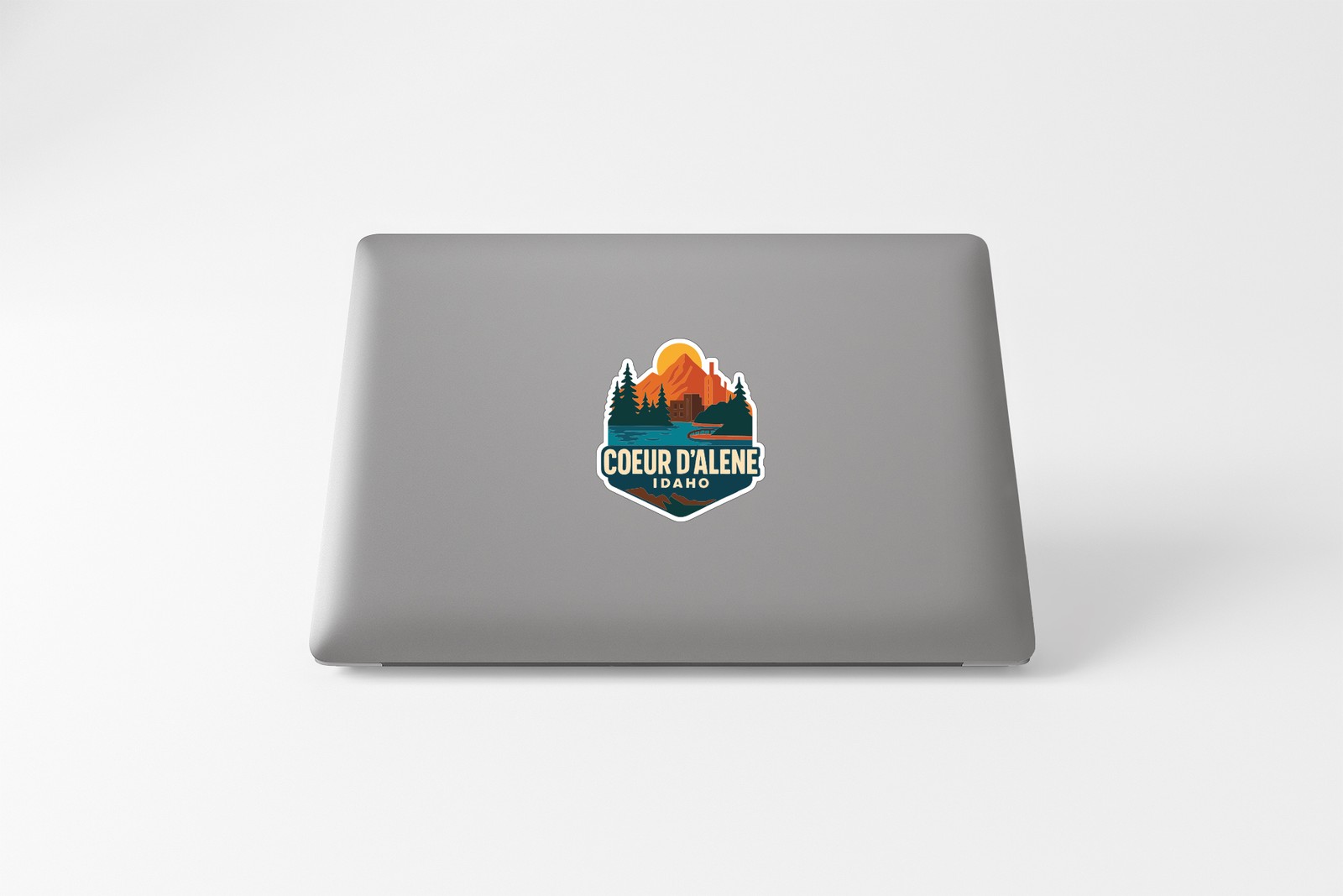 Coeur d'Alene Sticker Decal Vinyl Die-Cut City Skyline Landmark Design