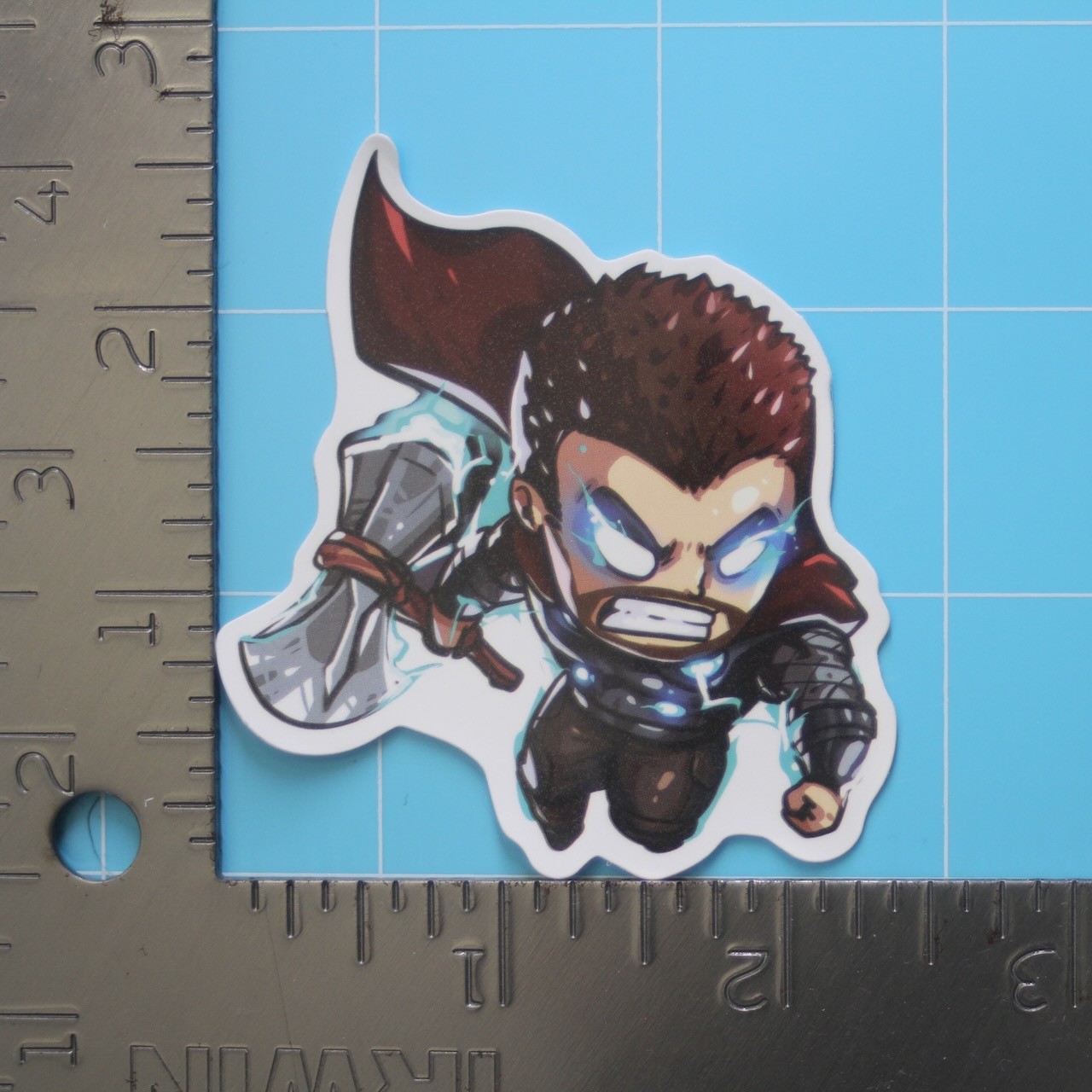 Marvel Universe Sticker (THOR) MCU Superheroes, Gloss PVC Decal