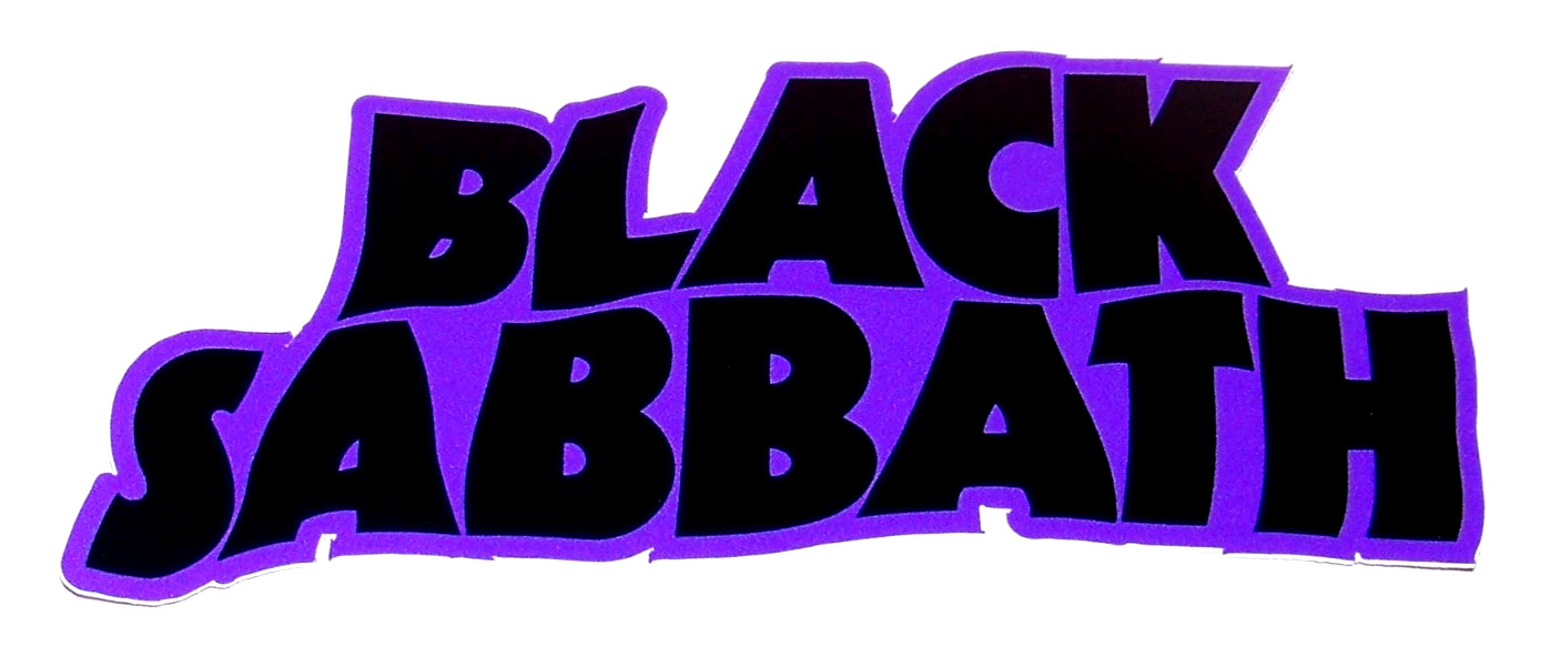 Black Sabbath – Logo LARGE Die Cut Sticker Decal Official Heavy Metal Ozzy