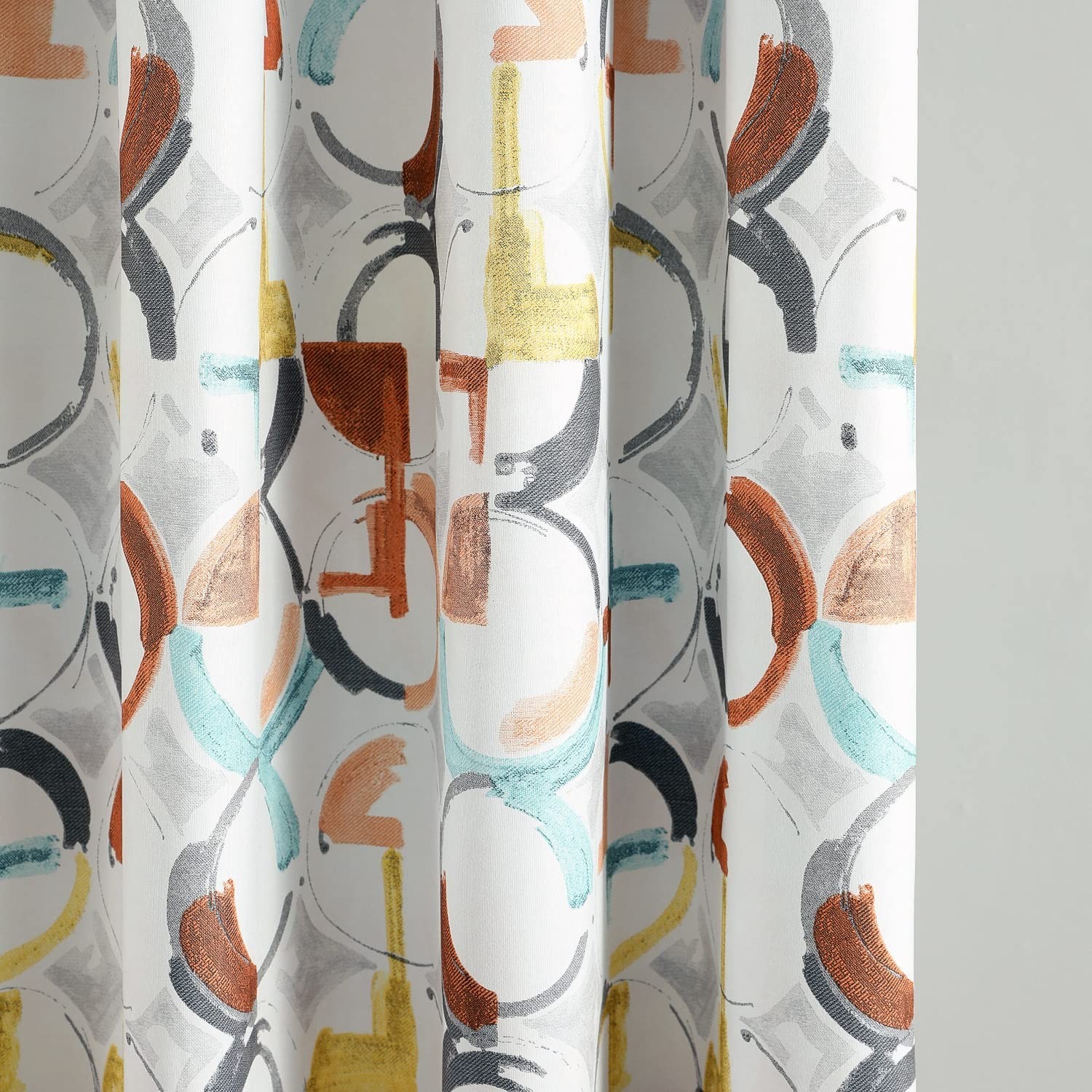 VOGOL Blackout Curtains for Nursery Kids Room 63 Inch Length, Colorful Abstra…