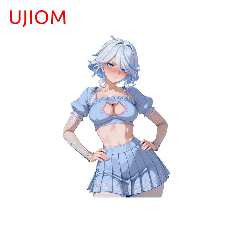 UJIOM Frina Wall Sticker Fashionable Game Figure Skateboard Bedroom Decal
