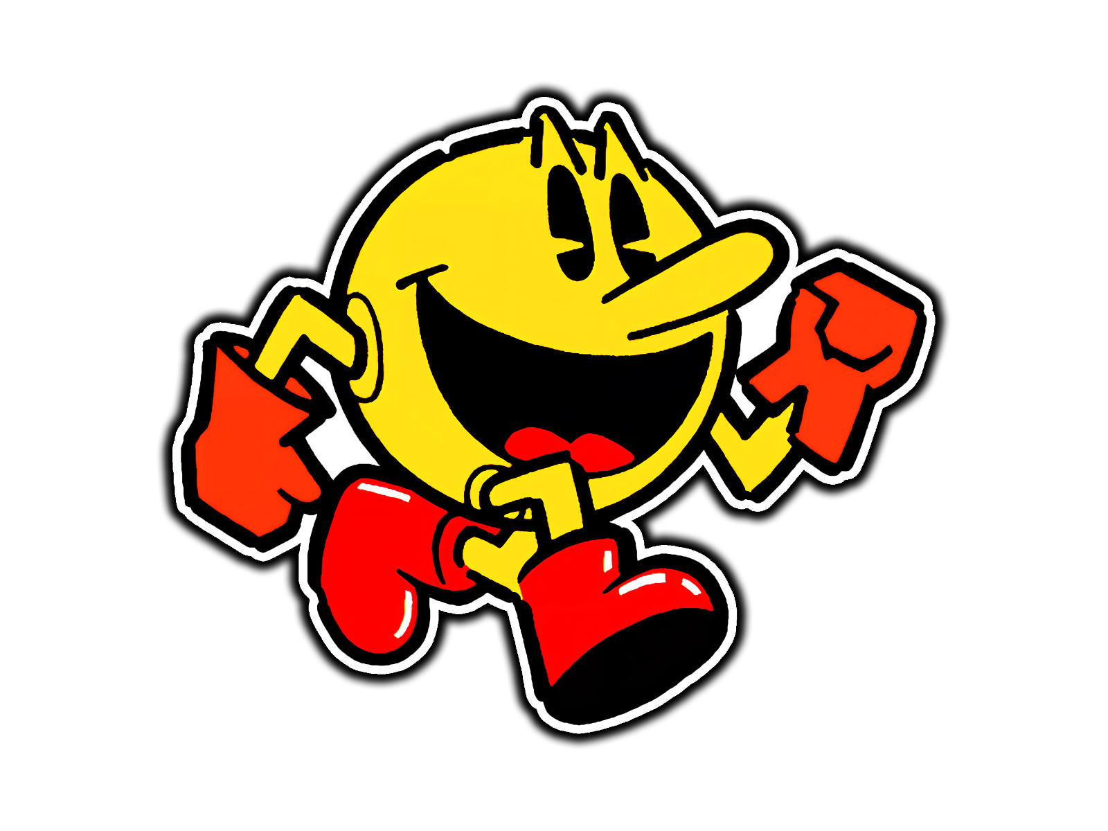 Pac Man World Waterproof Vinyl Sticker Decal Die-Cut