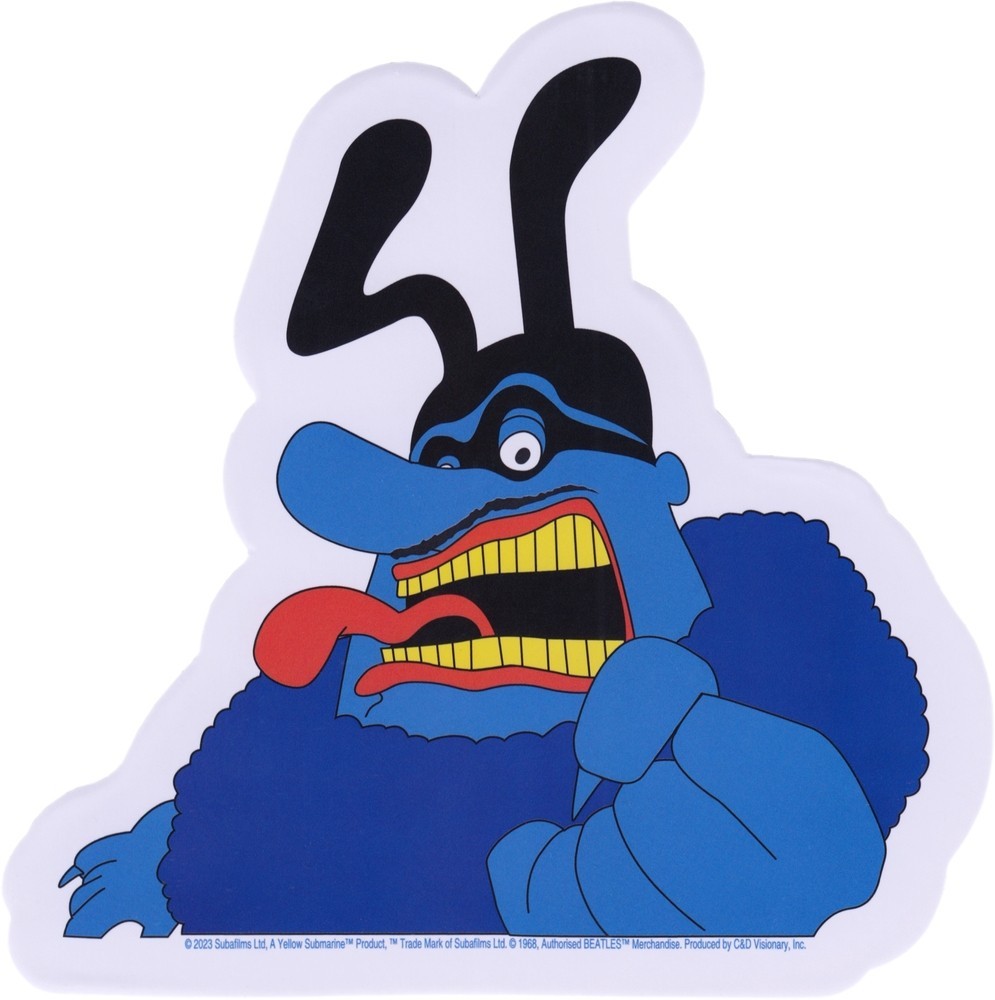 Sticker – The Beatles Blue Meanie Yellow Submarine 1960s Music Band Retro 5.25"