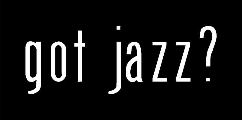 got jazz? Vinyl Decal 7" x 2.5" (11 Colors)