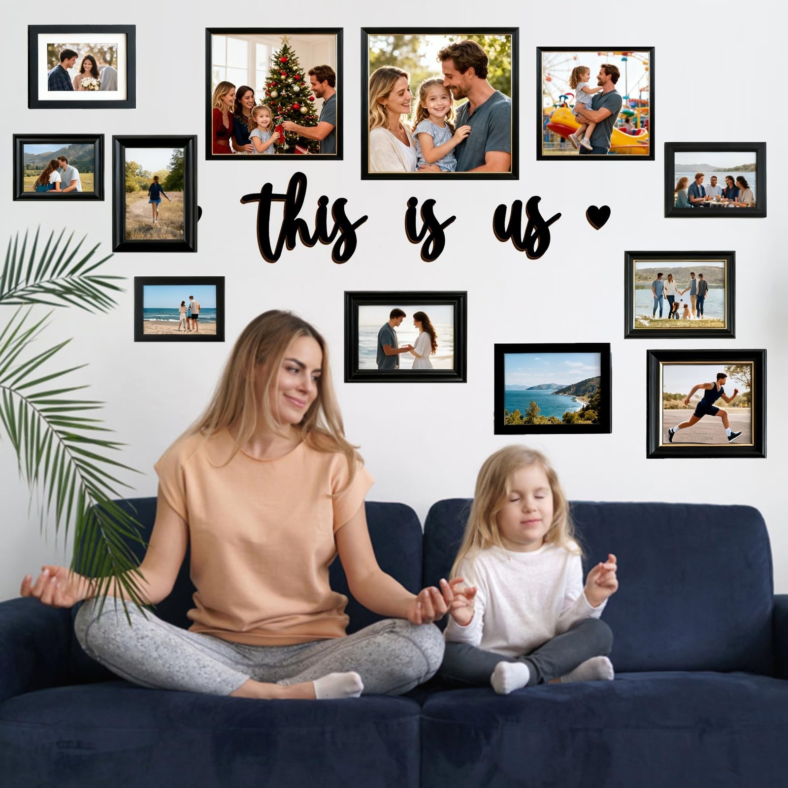 This Is Us Wood Wall Art Family Quote Sign Wood Words Home Plaque Wall Decor …