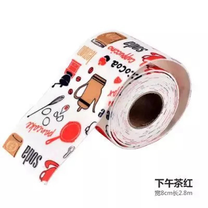 1Pc Bathroom Waterproof Wall Stickers Sealing Tapes PVC Adhesive Sealing Strips