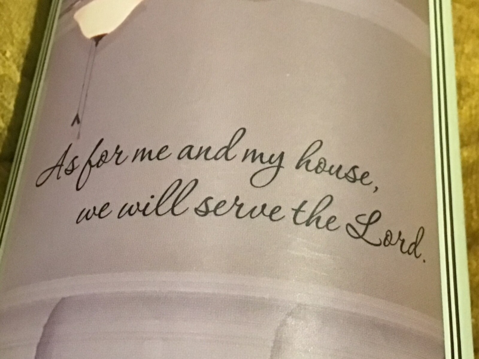 DCWV Home Vinyl Wall Lettering Designer Decal SPIRITUAL … Serve the Lord