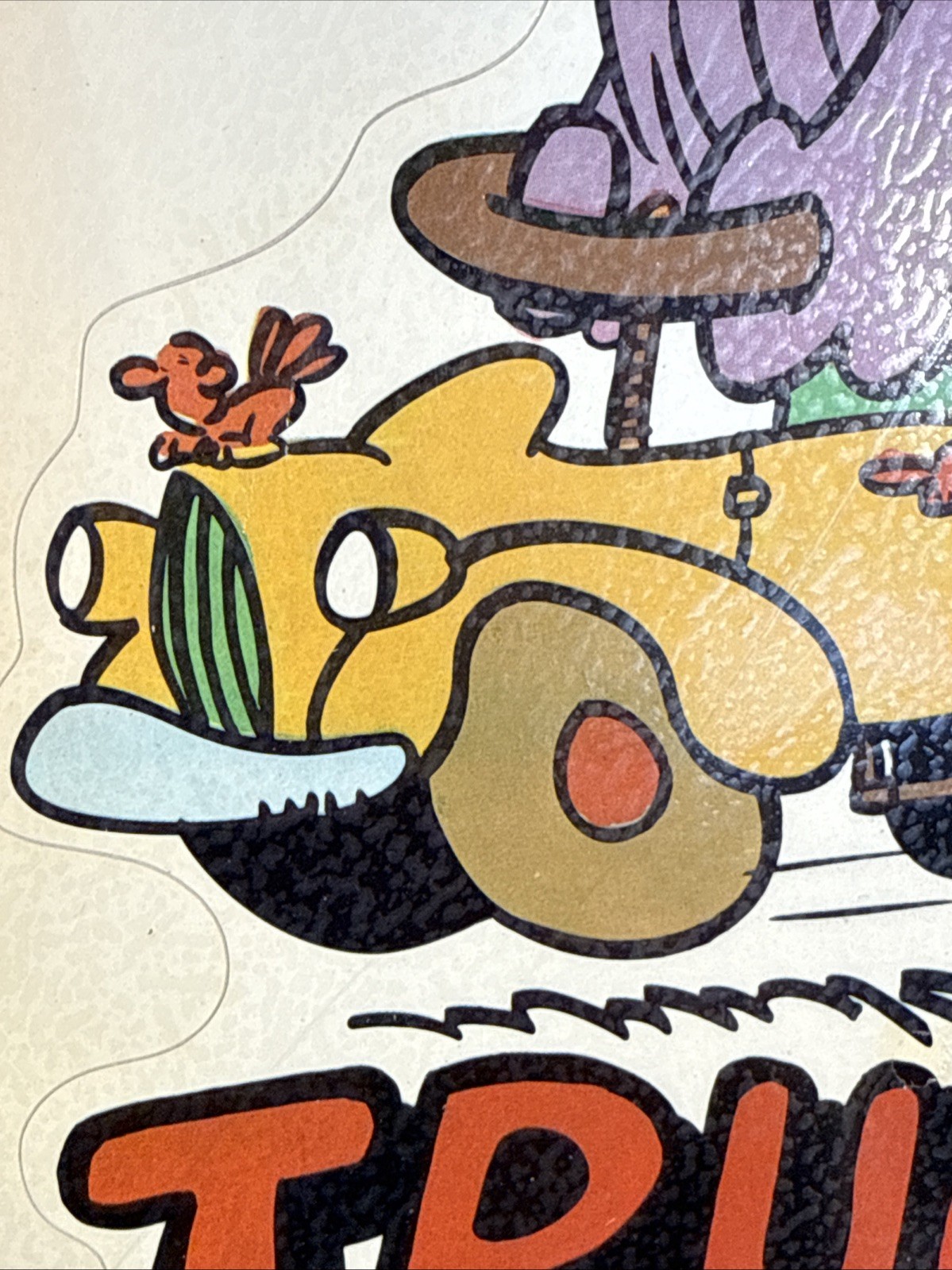 Vintage 1975 NOS Decal Meyercord Sport-Stik KEEP ON TRUCKIN' 12" Sticker Decor