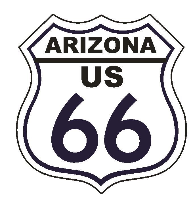 Arizona RT 66 Route 66 Sticker MADE IN THE USA D2882