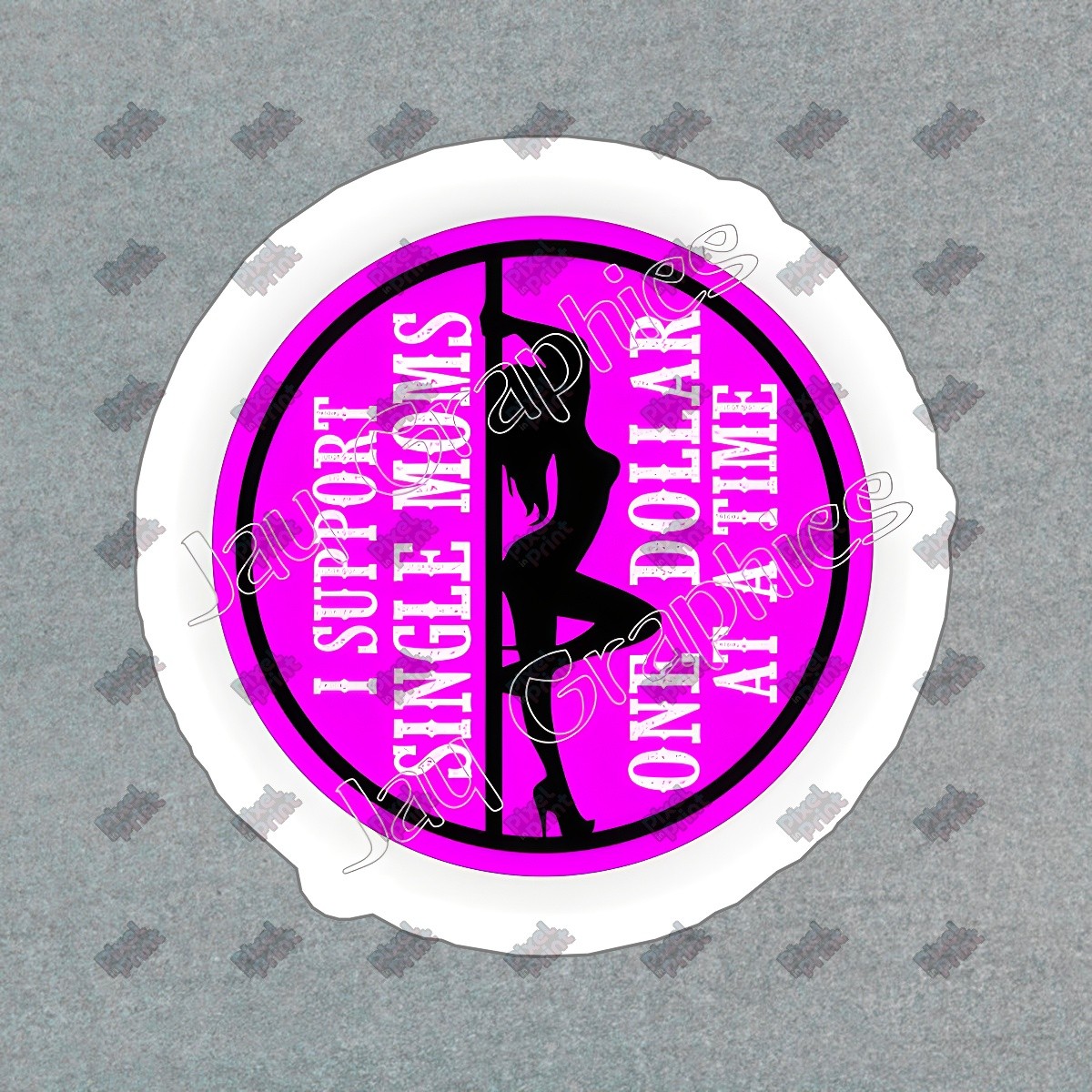 I Support Single Moms Vinyl Sticker Empowering Decal Feminist Gift #699218