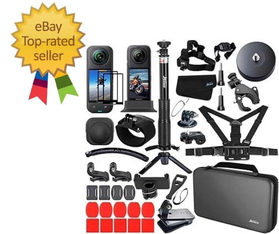 Accessories Kit for Insta360 X5 / X4 Camera Mount Bundle with Magnetic Mount Car