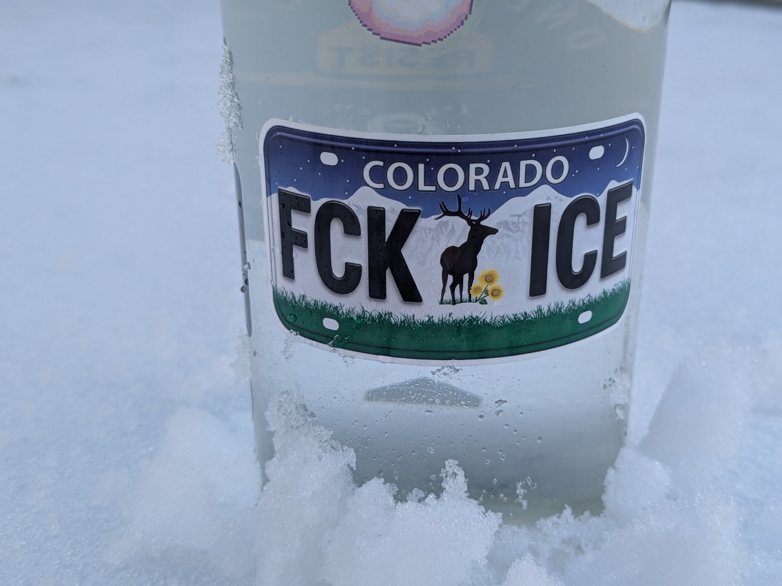 FCK ICE Colorado Sticker