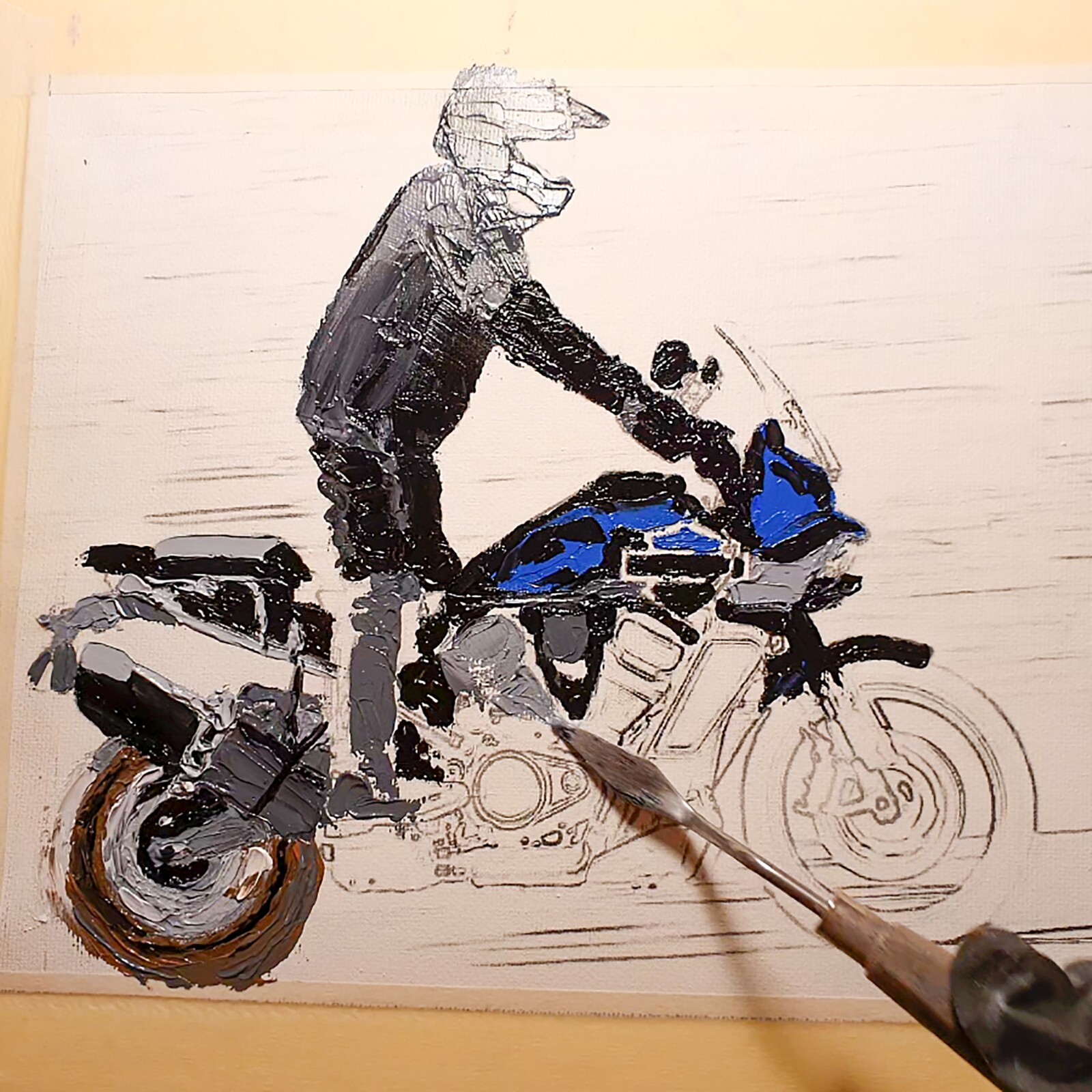 Stickers Harley Davidson Pan America Motorcycle Original Artwork Motorbike Biker