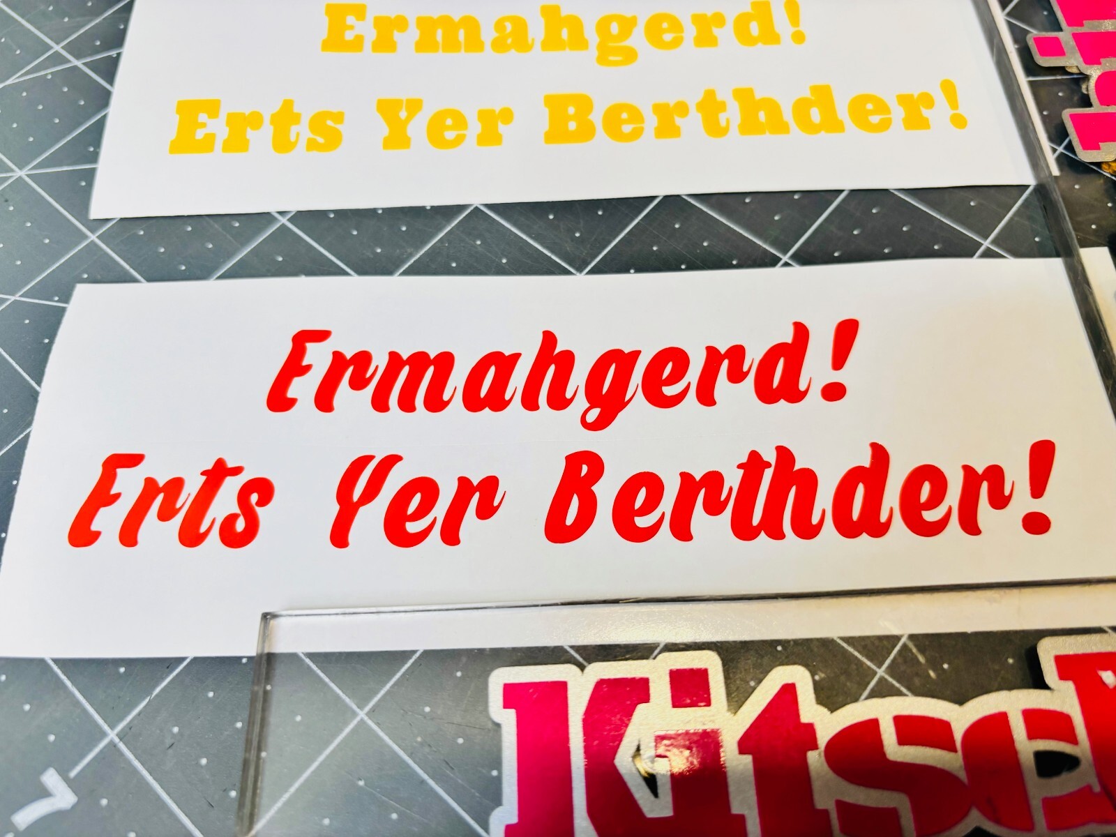 Ermahgerd! It's Your Birthday! Vinyl Decal Many Sizes & Colors + FREE Ship