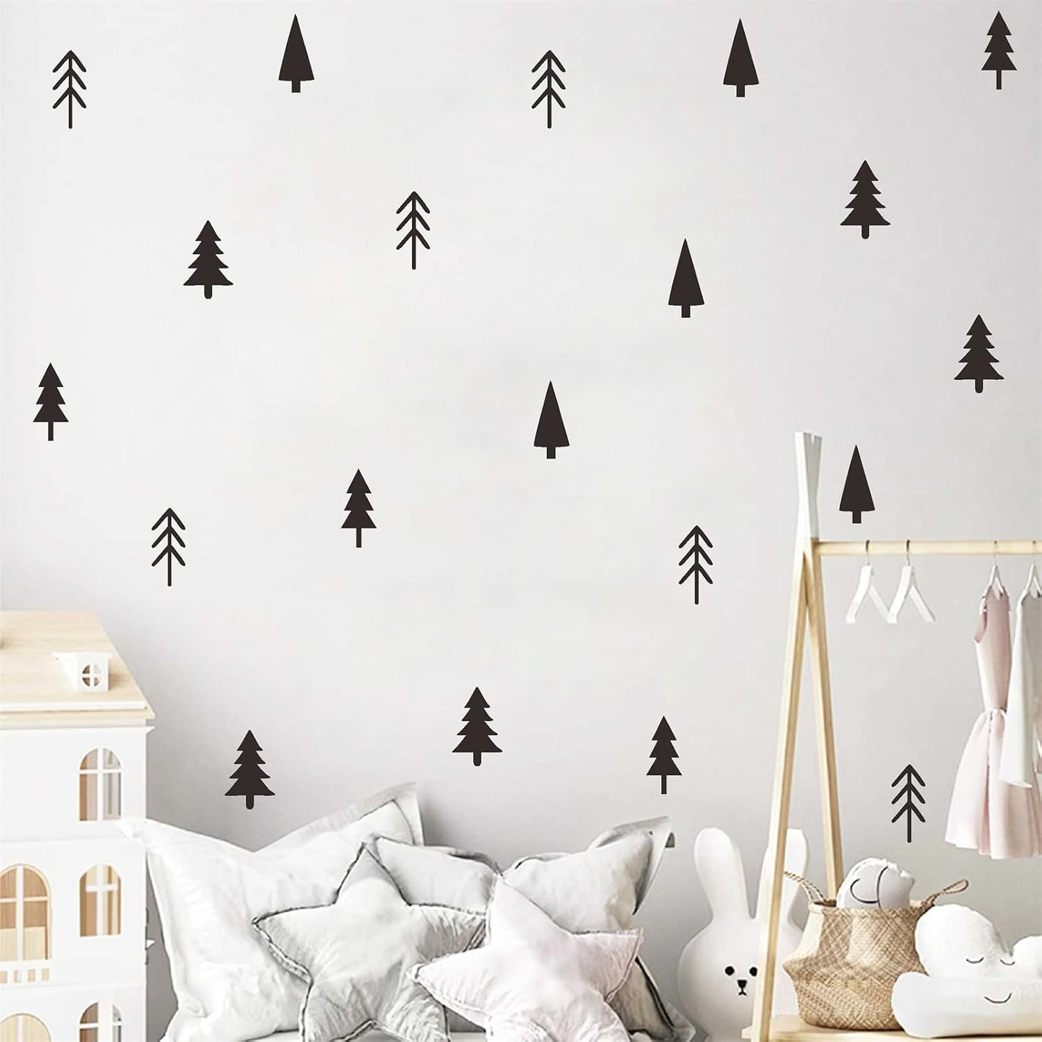 Woodland Animal Wall Decals – Vinyl Forest Animal Stickers for Kids Room