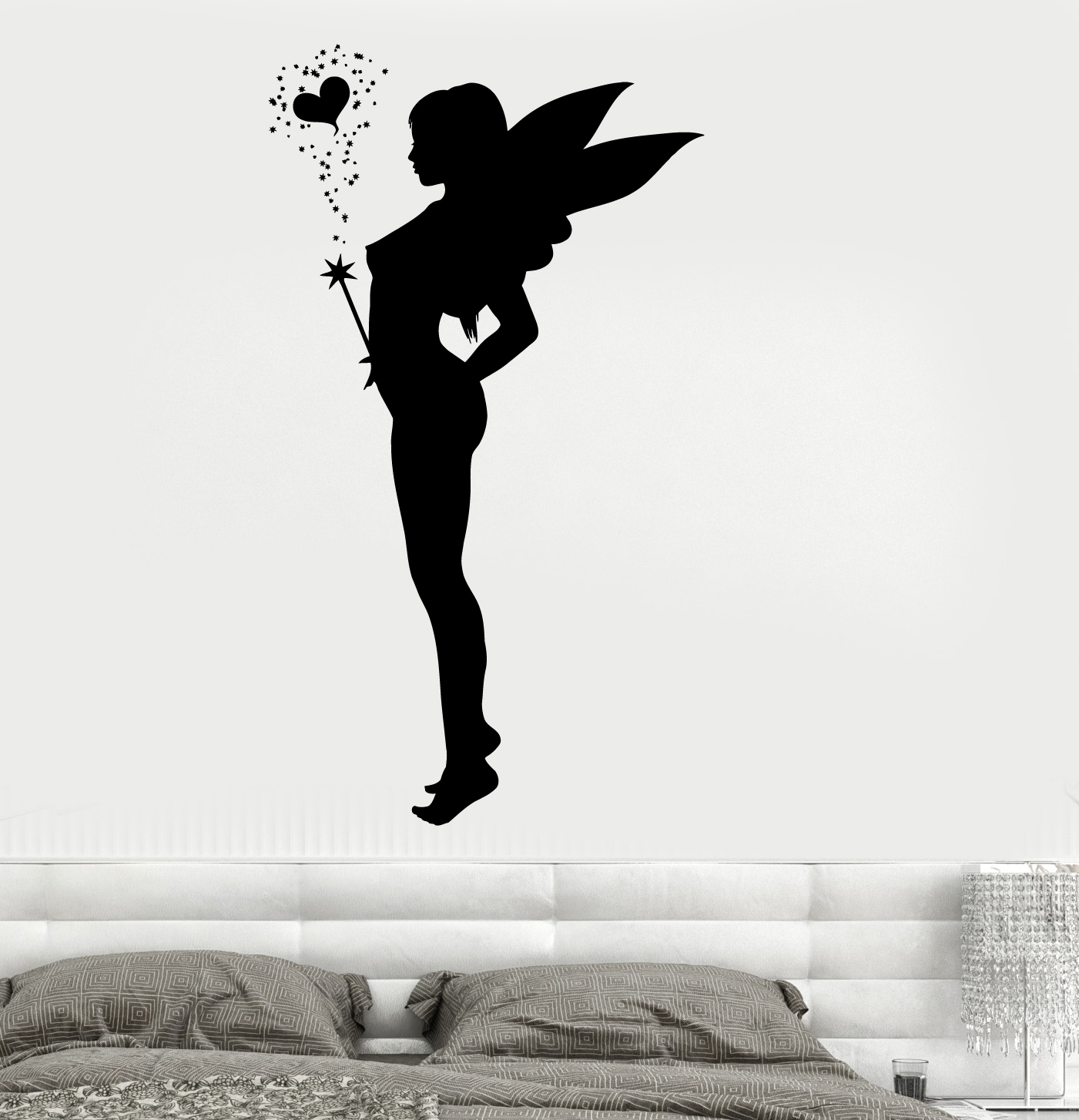Wall Vinyl Decal Fairy Fairytale Nursery Kids Children Fantasy Amazing z3796