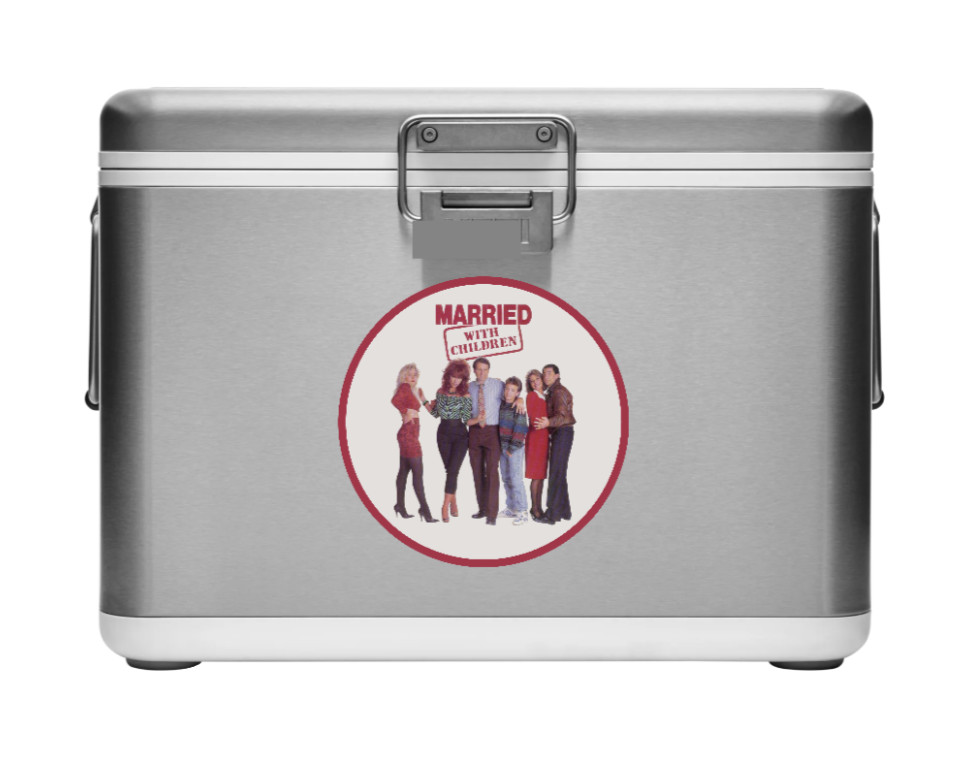 Married With Children – 4" Vinyl Decal Handmade Laptop Decor Vehicle Cooler Mug