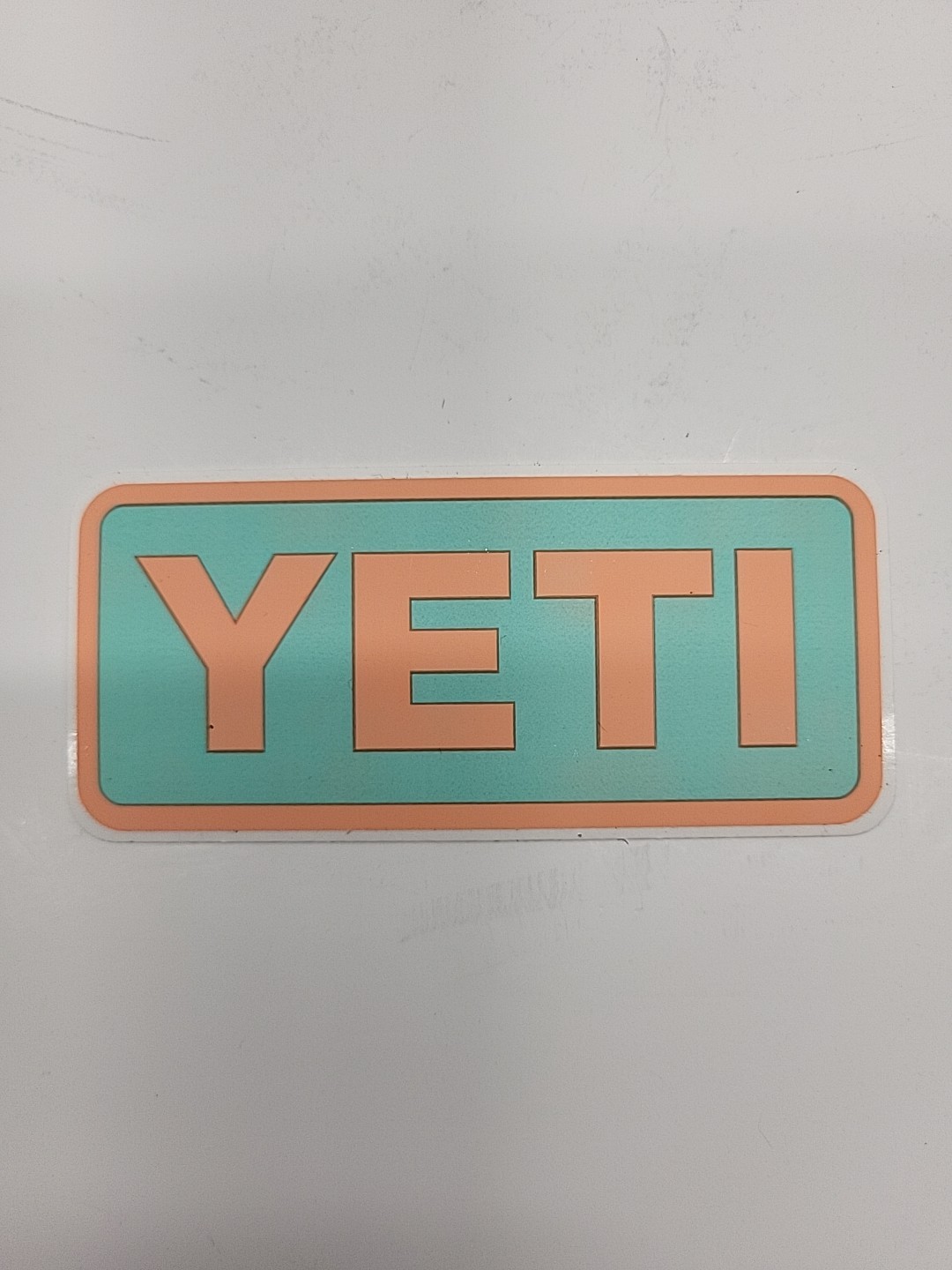 Lot of 8 Authentic YETI decals/stickers – size 4" x 2" – New