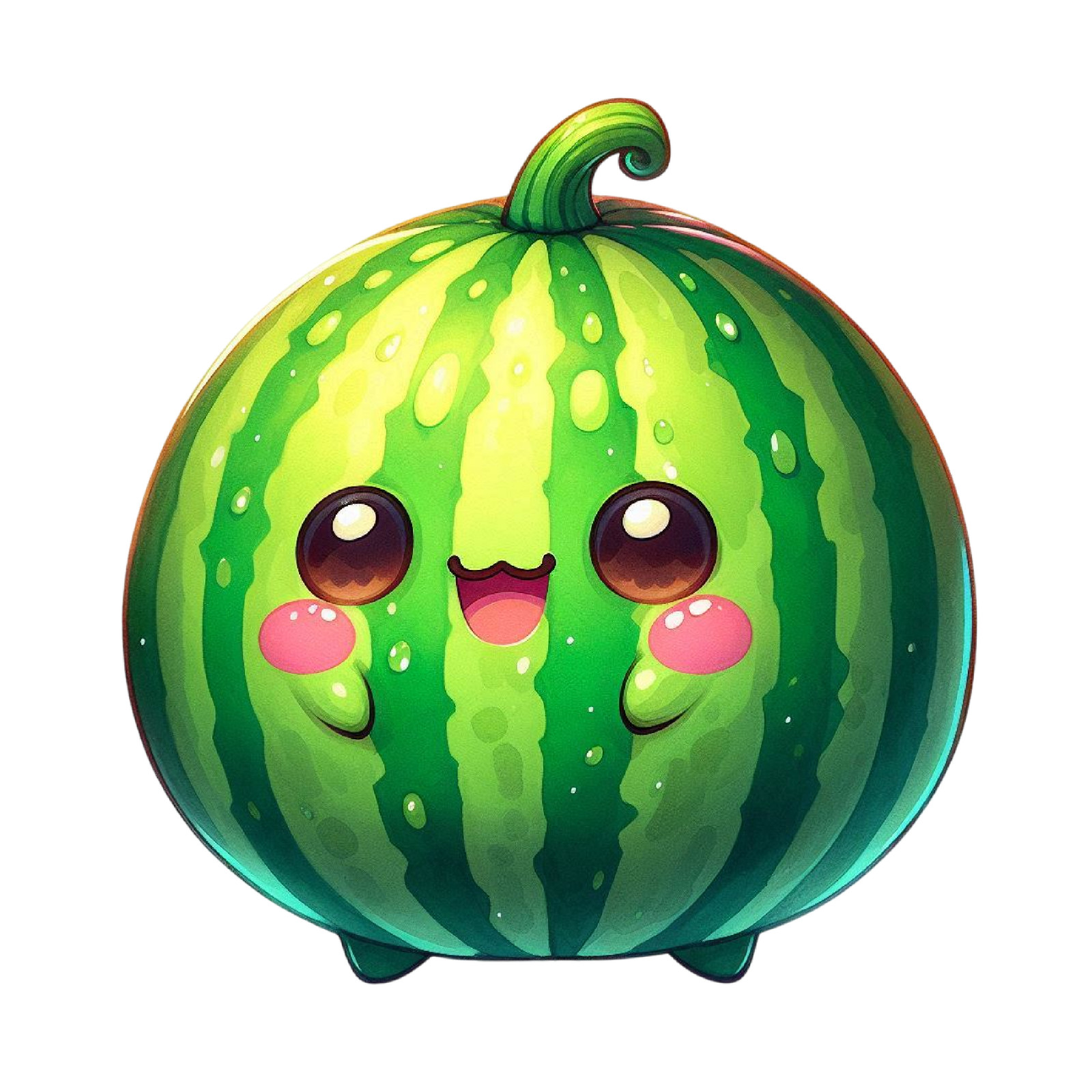 Sweet Watermelon Wall Decal Sticker 18X18cm Large