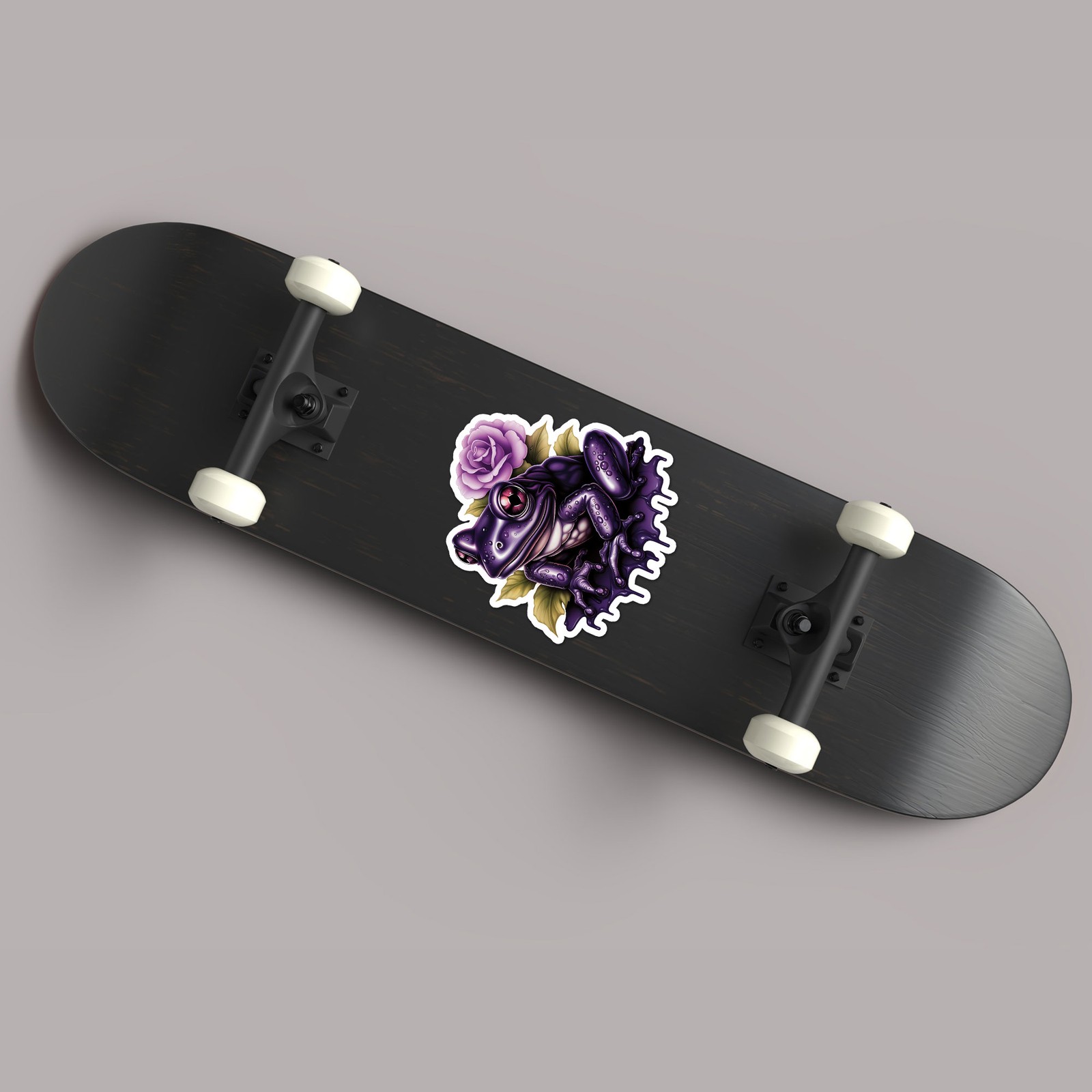 Purple Frog Rose – Vinyl Decal Sticker – Car Window Laptop – ebn11537