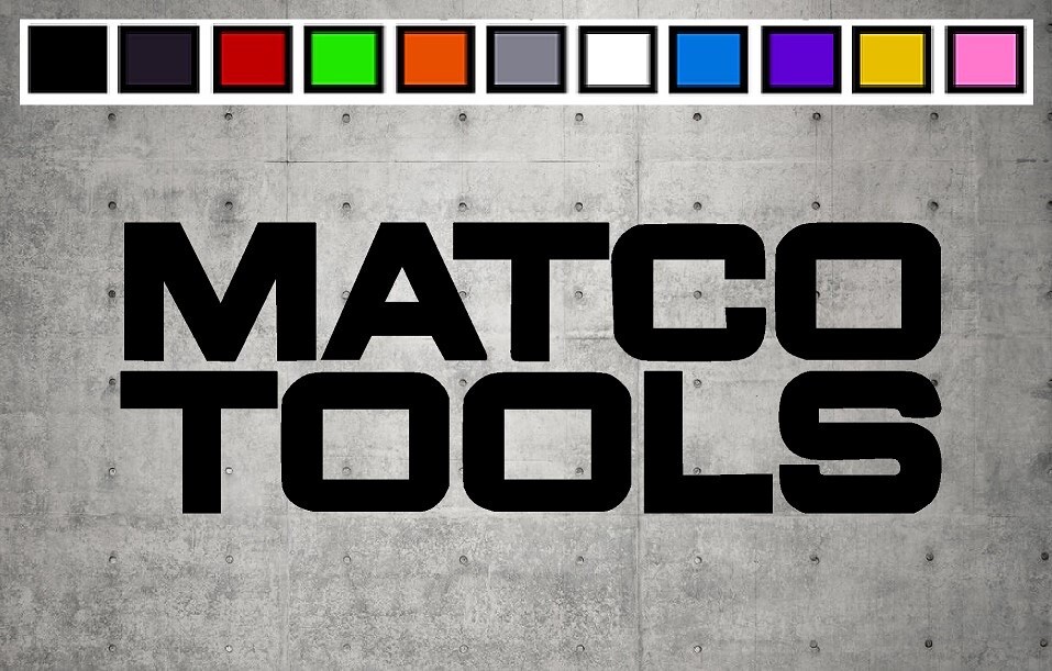 Matco Tools Word LOGO Vinyl Decal Sticker Emblem Car Truck Window 4" 6" 8"