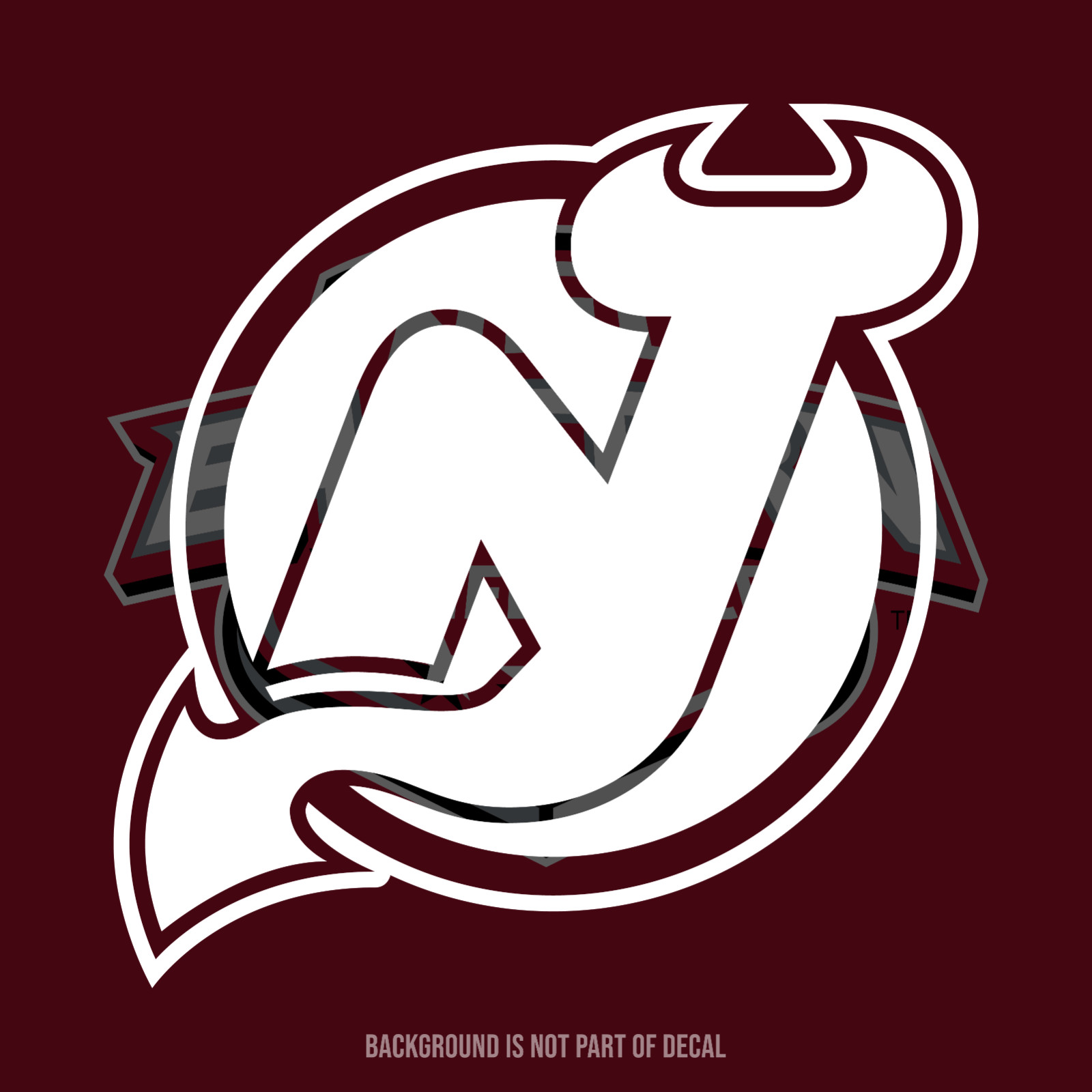 New Jersey Devils Vinyl Decal Sticker