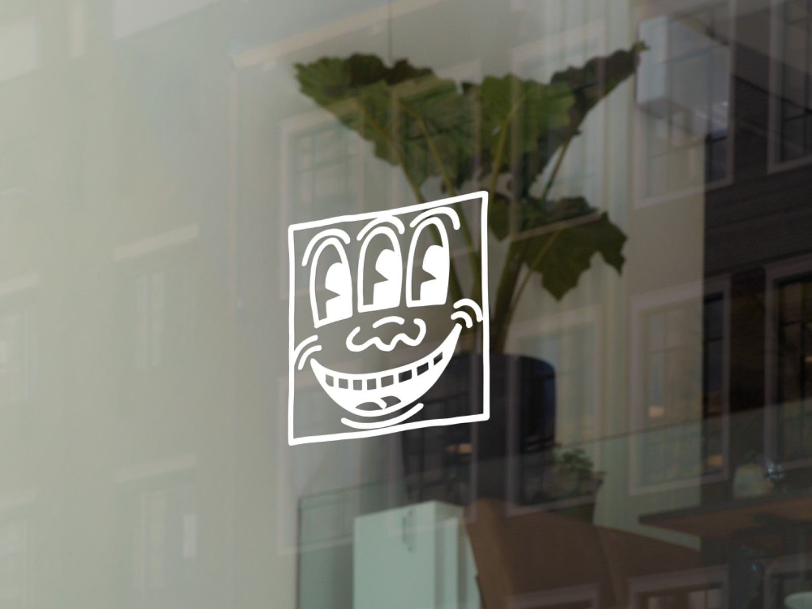 Three Eyed – Keith Haring Decal