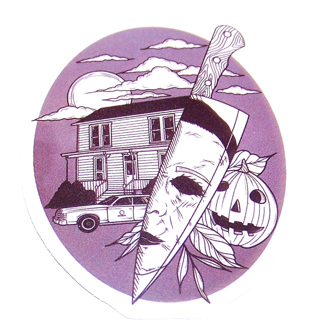 Halloween Michael Myers Cut Sticker Decal Movie Horror Film The Boogeyman
