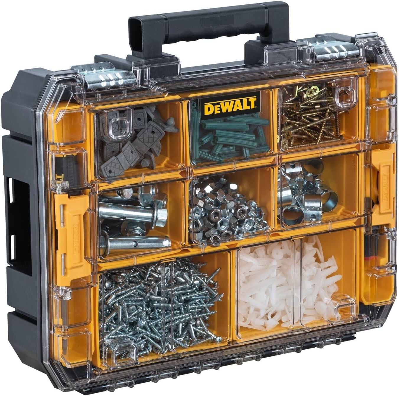 Tool Organizer, Small Parts and Screw Organizer Tool Box with Removable Compart