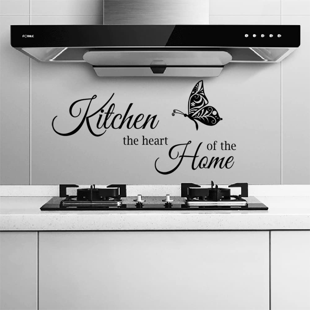 Kitchen Wall Stickers The Heart Of The Home Quotes Vinyl Decals Wall Art Decor