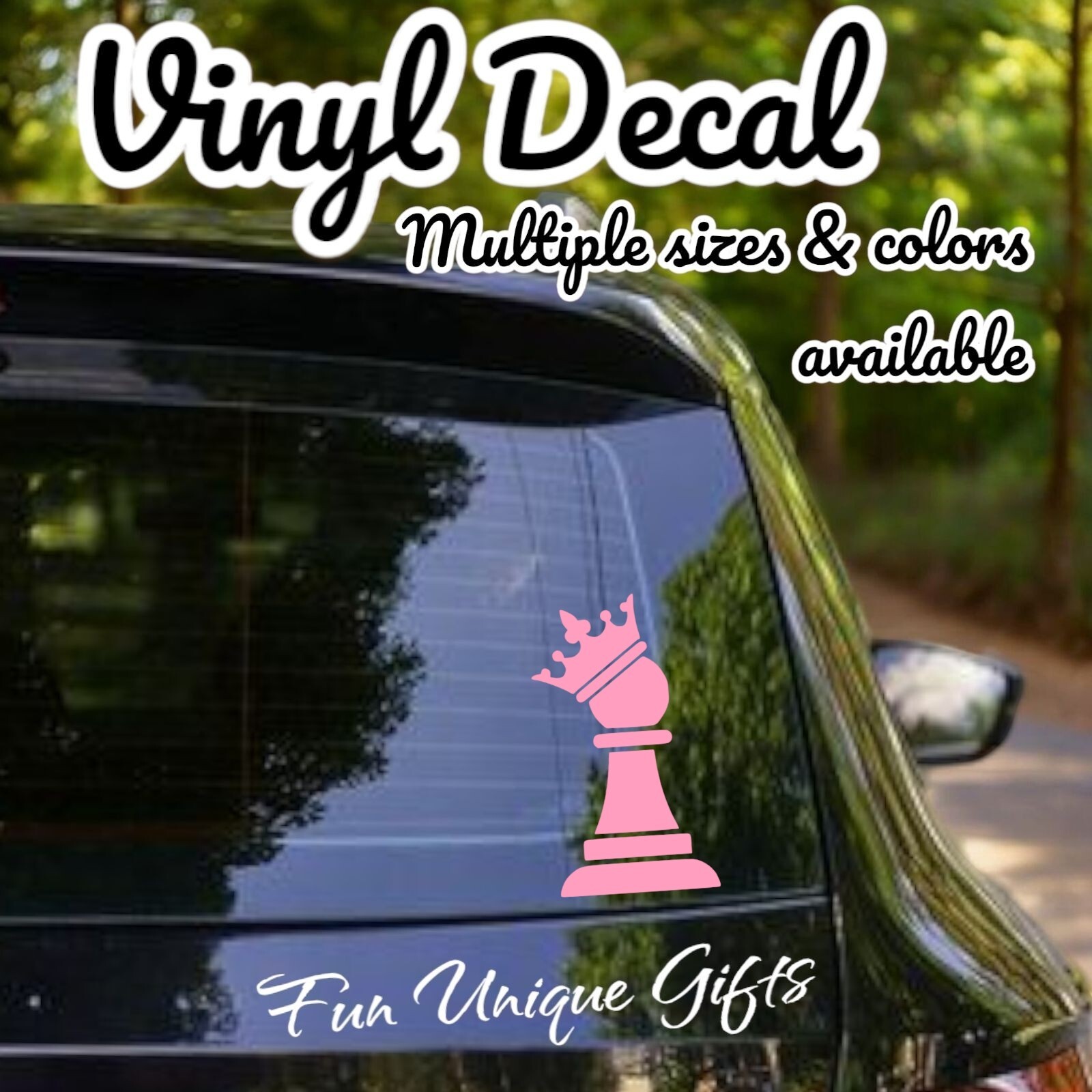Pawn Crown Vinyl Decal Sticker -Multiple Colors & Sizes- FREE SHIPPING