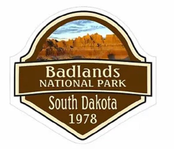 Badlands National Park Sticker Decal R837 YOU CHOOSE SIZE