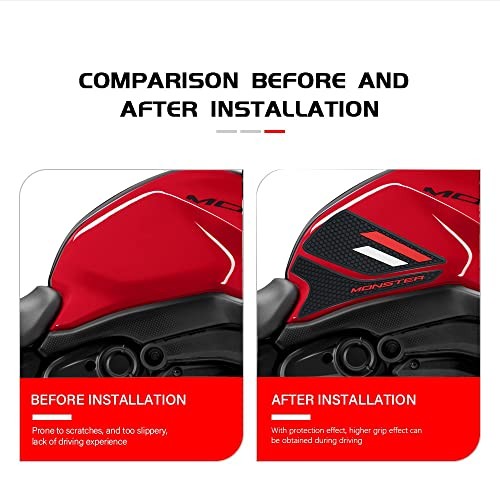MONSTER 937 monster 950 Motorcycle Sticker Decal Kit Fuel Tank Pad Protector
