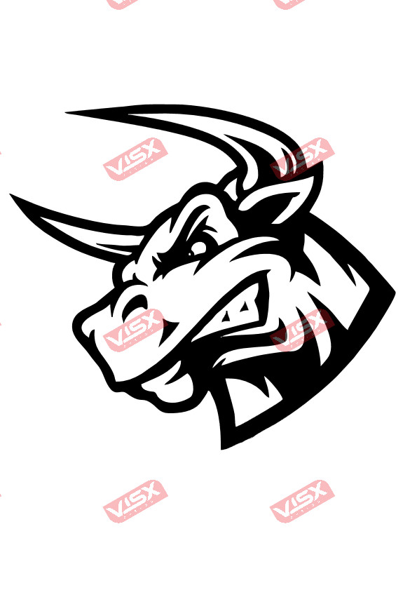 Bull Decal Sticker Angry Mad Vinyl Car Truck Window Bumper Wall Laptop Phone