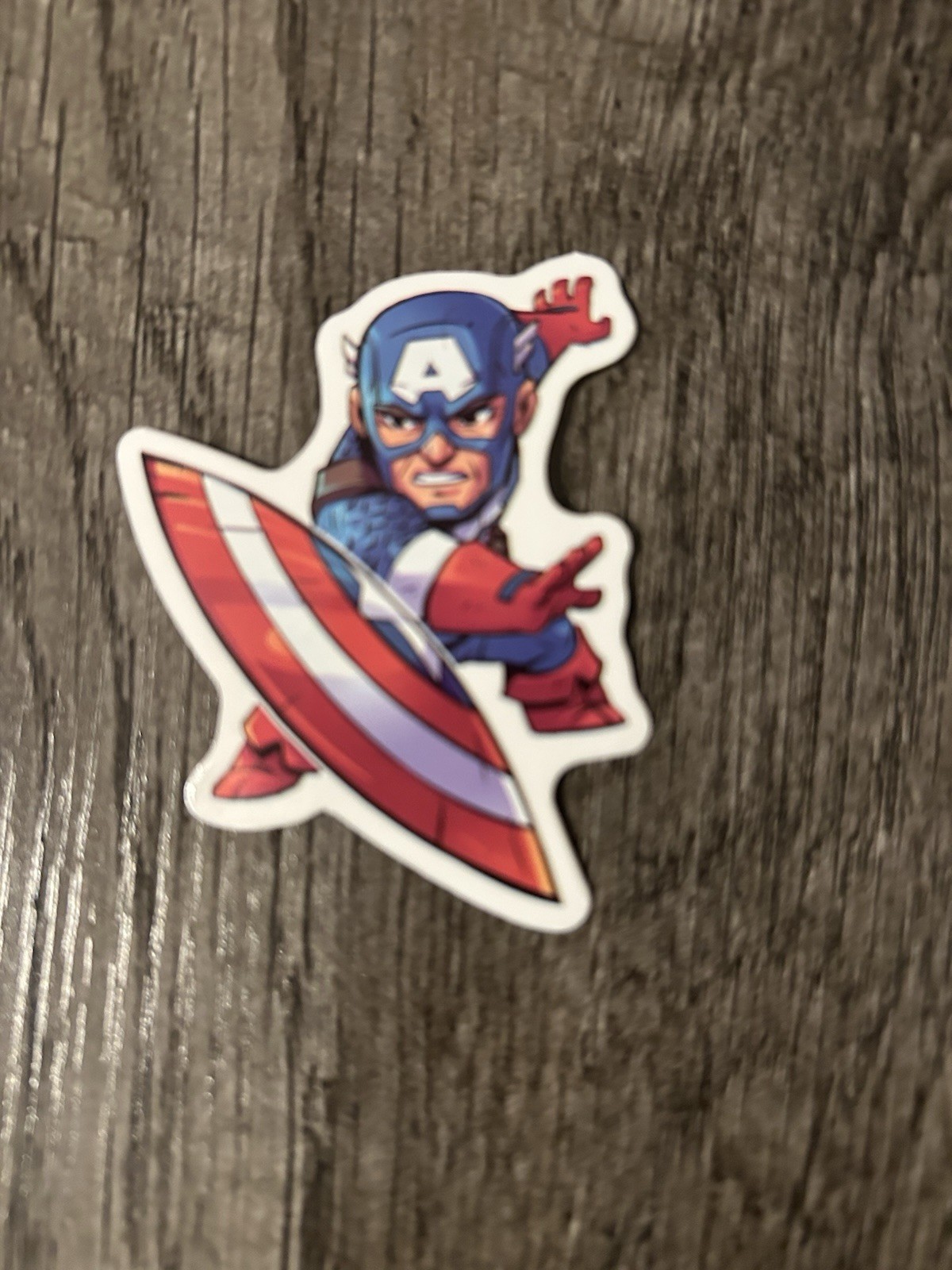 Captain America Marvel Waterproof Sticker, Vinyl Decal For Water Bottles, Etc