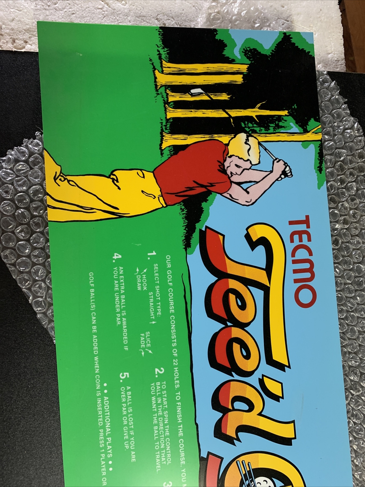 Tee’d Off Golf Tecmo Original Marquee Sign Restaurant Bar Wall Hanger If27