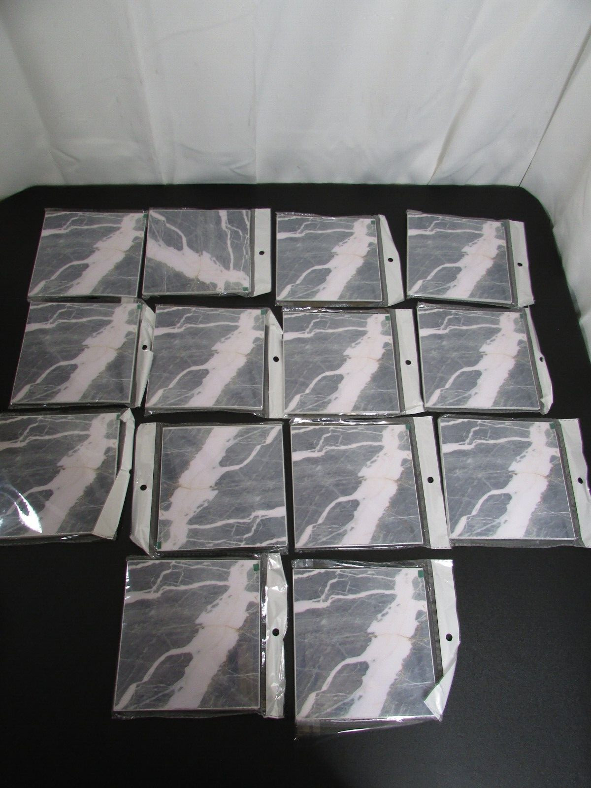 6"x6" Marble Mosaic Mix Peel & Stick Tiles Sticker Backsplash Decals LOT OF 140