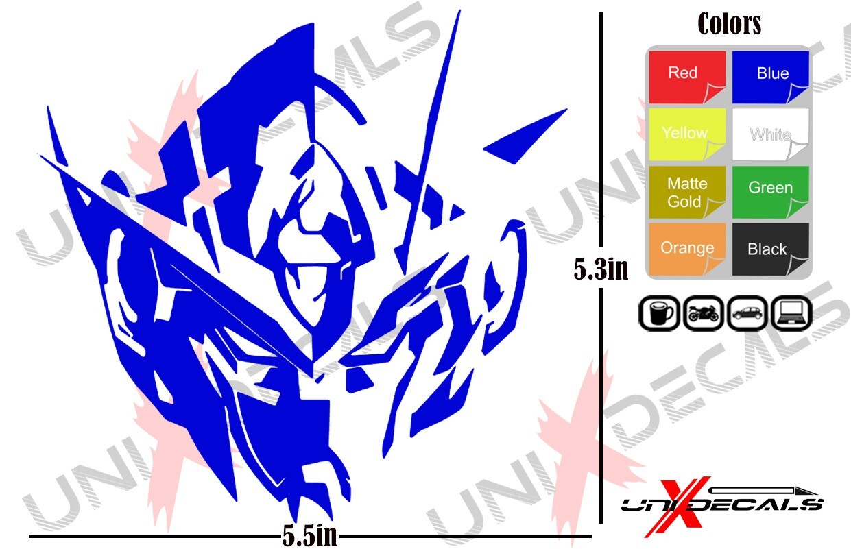 Gundam Cut Out Vinyl Sticker