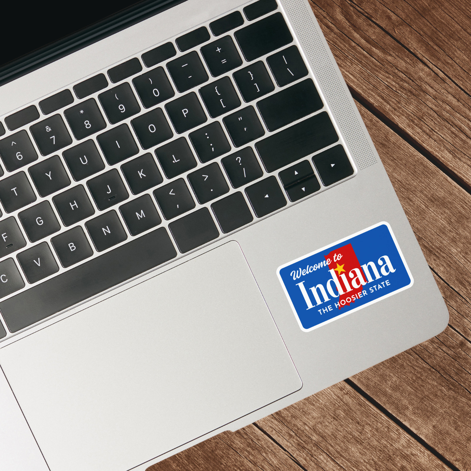 Welcome to Indiana Sticker The Hoosier State Vinyl Decal Waterproof Travel