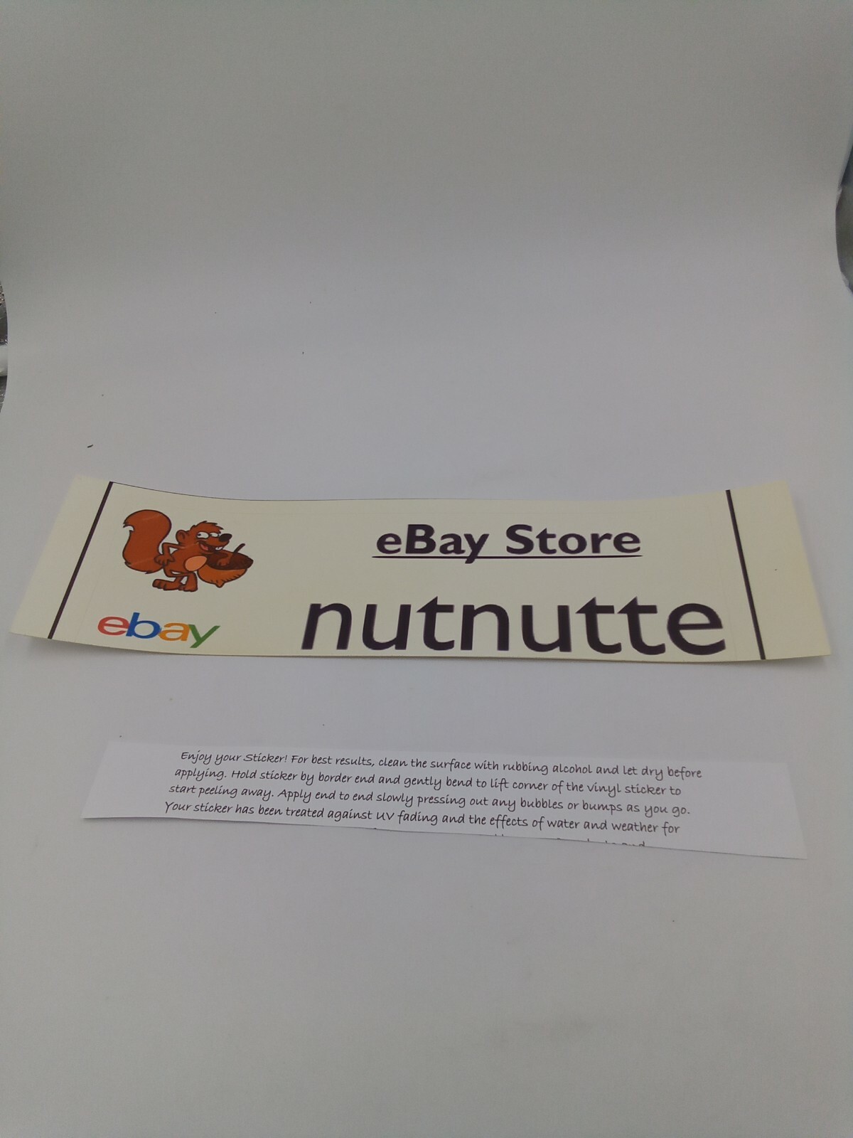 Bumper stickers That Says Ebay Store nutnutte New
