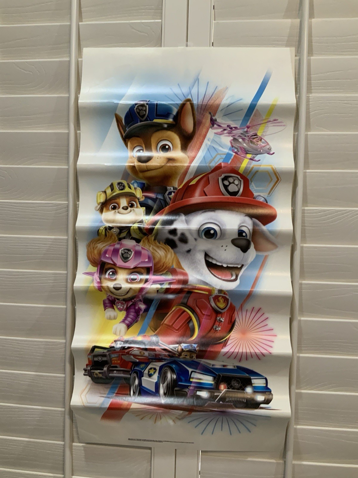 PAW PATROL MOVIE Multi Character Giant Wall Decal- Open Box