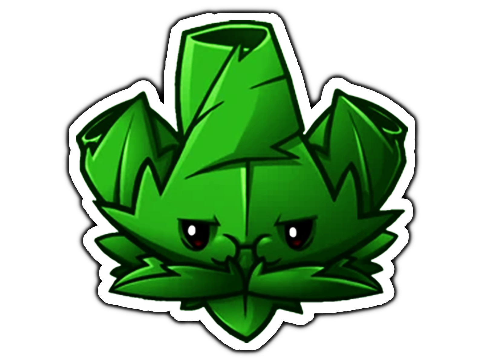 Mint Plants Zombies Sticker Waterproof Vinyl Decal Die-Cut Car Laptop