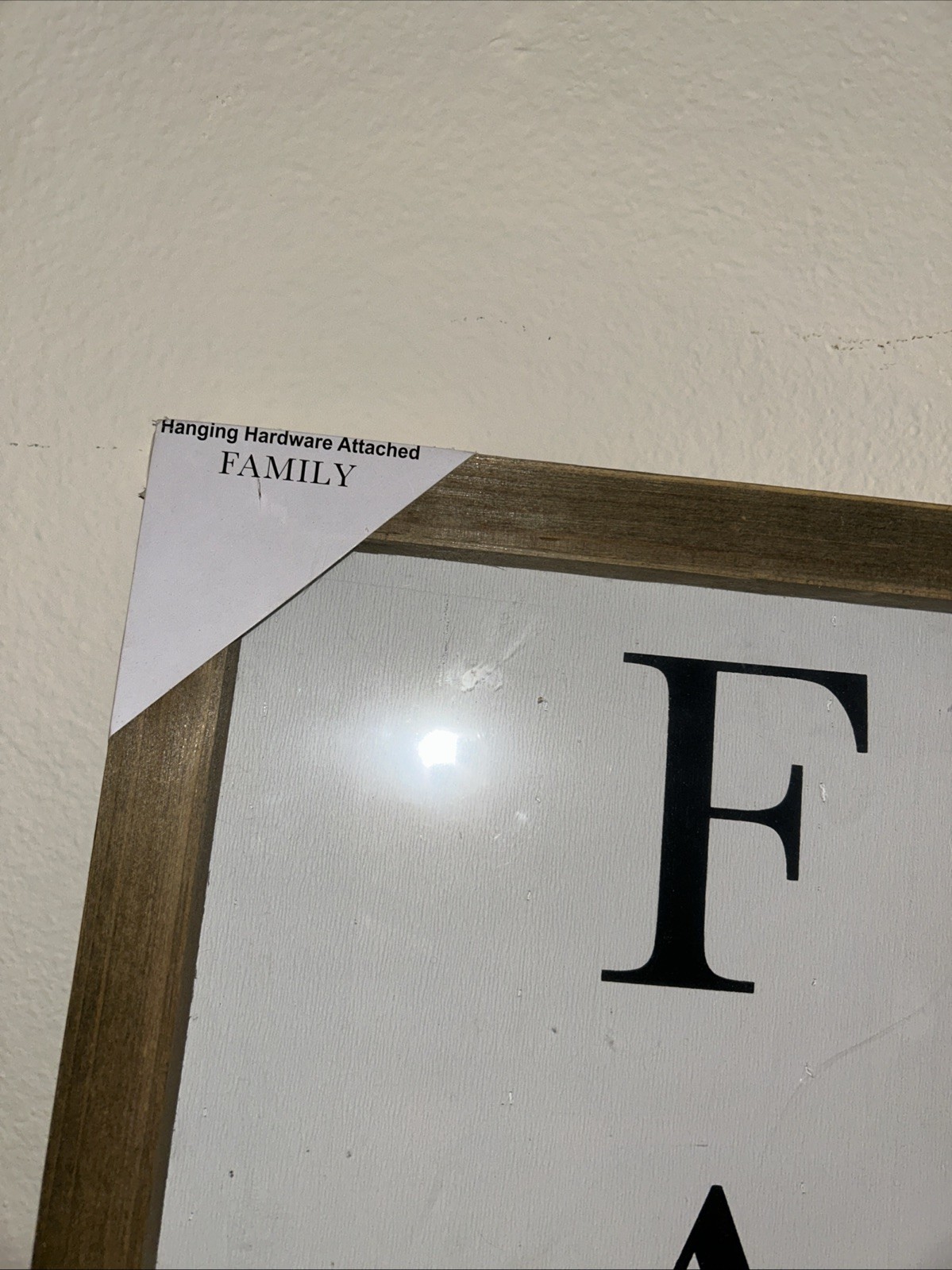 Oversized 36×14 FAMILY Vertical Wood Sign Frame Rustic Country Home Wall Decor